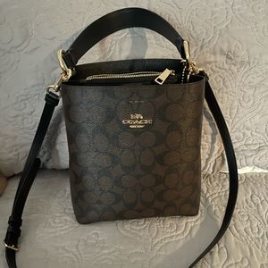 Small Town Bucket Bag In Signature Canvas